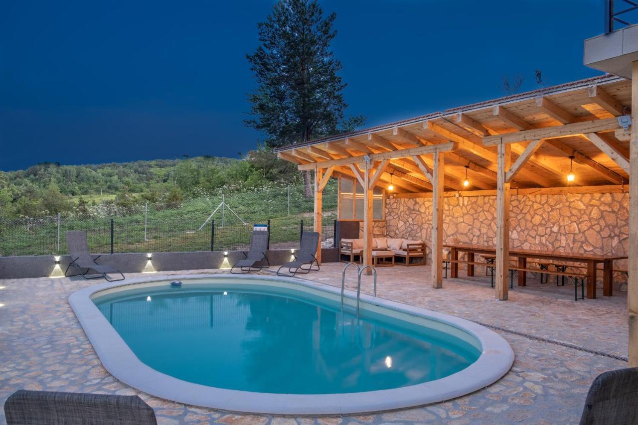 Villa Nesa - Beautiful Guest House At Continental Croatia With Outdoor Swimming Pool, Sauna And 3 Bedrooms Plaski Экстерьер фото